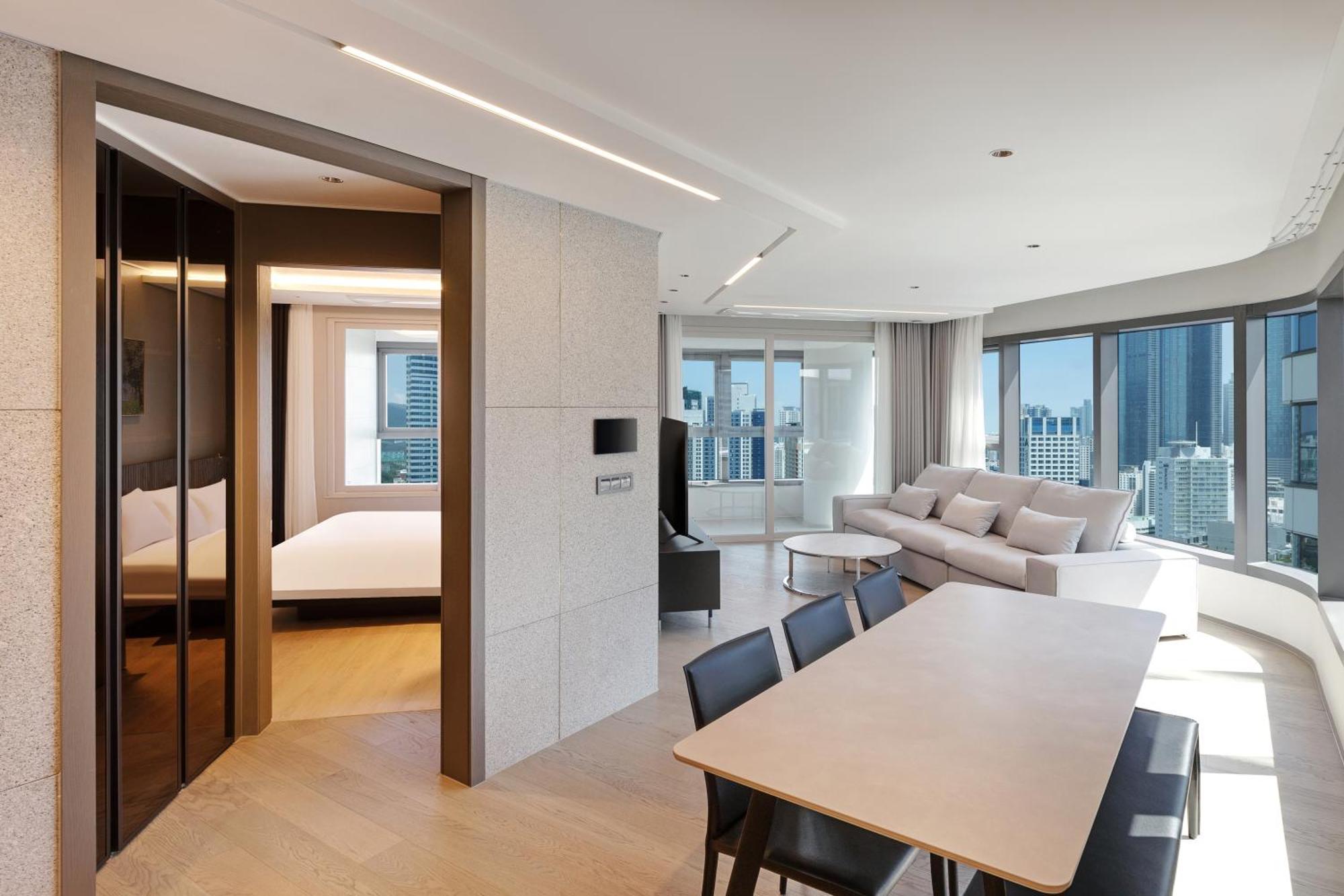 Newcz Haeundae Residence Busan Bagian luar foto